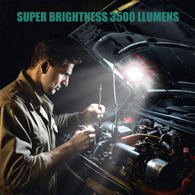 HYCHIKA 30W LED work light aids car repair with wide flood coverage