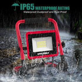 HYCHIKA 30W LED work light features tempered glass for lasting clarity