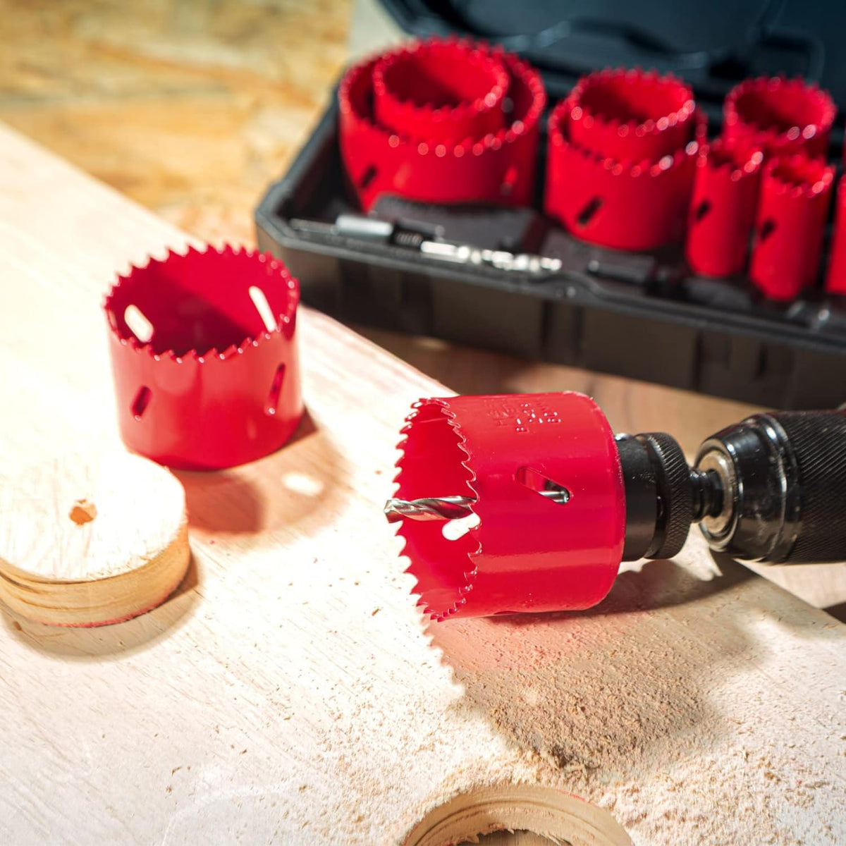 HYCHIKA bi-metal hole saw 38mm ideal for soft metal and PVC