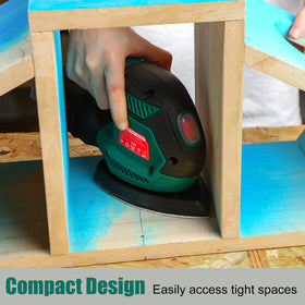 HYCHIKA Detail Sander ergonomic handle for comfortable grip
