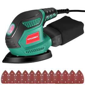 HYCHIKA Detail Sander front view showing compact size for tight spaces