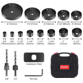 HYCHIKA mandrels for secure blade mounting during drilling tasks