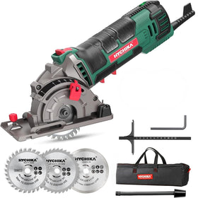 HYCHIKA mini circular saw with compact design for easy handling and precise cuts