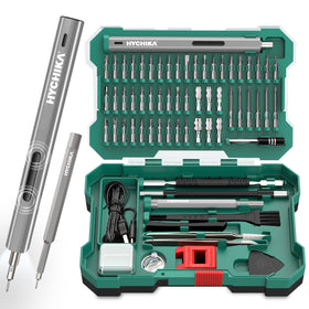 HYCHIKA precision screwdriver set in a compact case for on-the-go electronics repair.