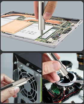 HYCHIKA USB-C recharge provides fast power for uninterrupted repair sessions.
