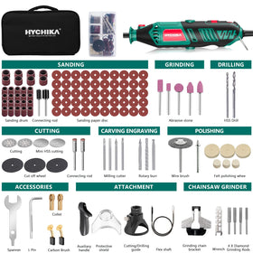 HYCHIKA variable speed control for delicate to heavy tasks