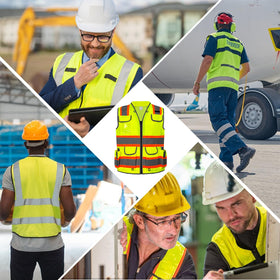 HYCOPROT Reflective Safety Vest sizing chart for proper fit