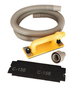 Hyde 09165 dust-free drywall vacuum sander with hose for clean sanding