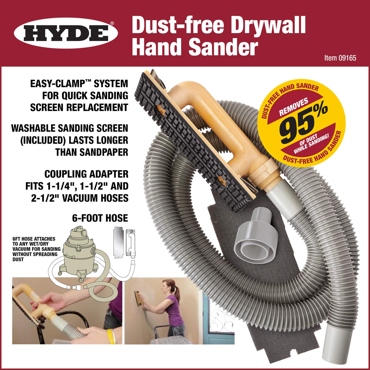 Hyde 09165 EasyClamp sanding screen replacement