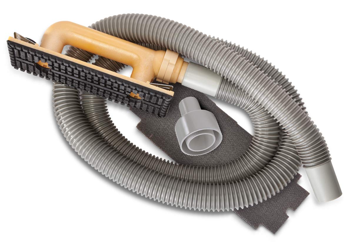 Hyde 09165 in-use drywall sanding with vacuum containment