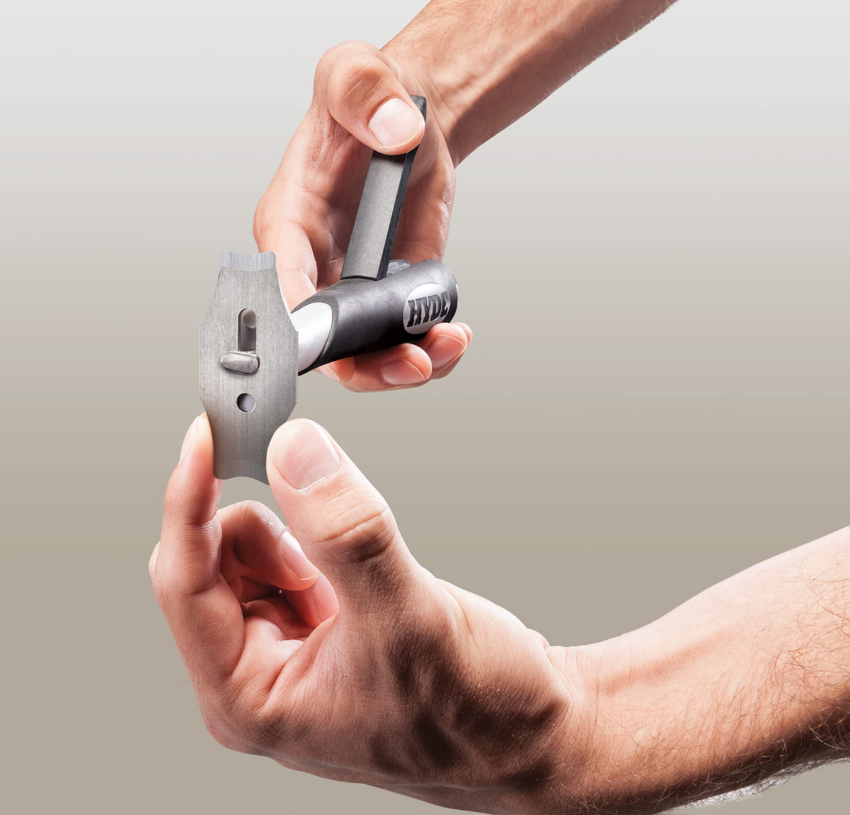 Hyde Contour Scraper ergonomic handle for comfortable scraping sessions.