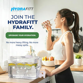 HYDRAFITT leak-free design helps keep fridge shelves clean.