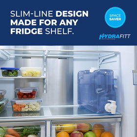 HydraFitt leak-proof spigot ensuring clean pours.