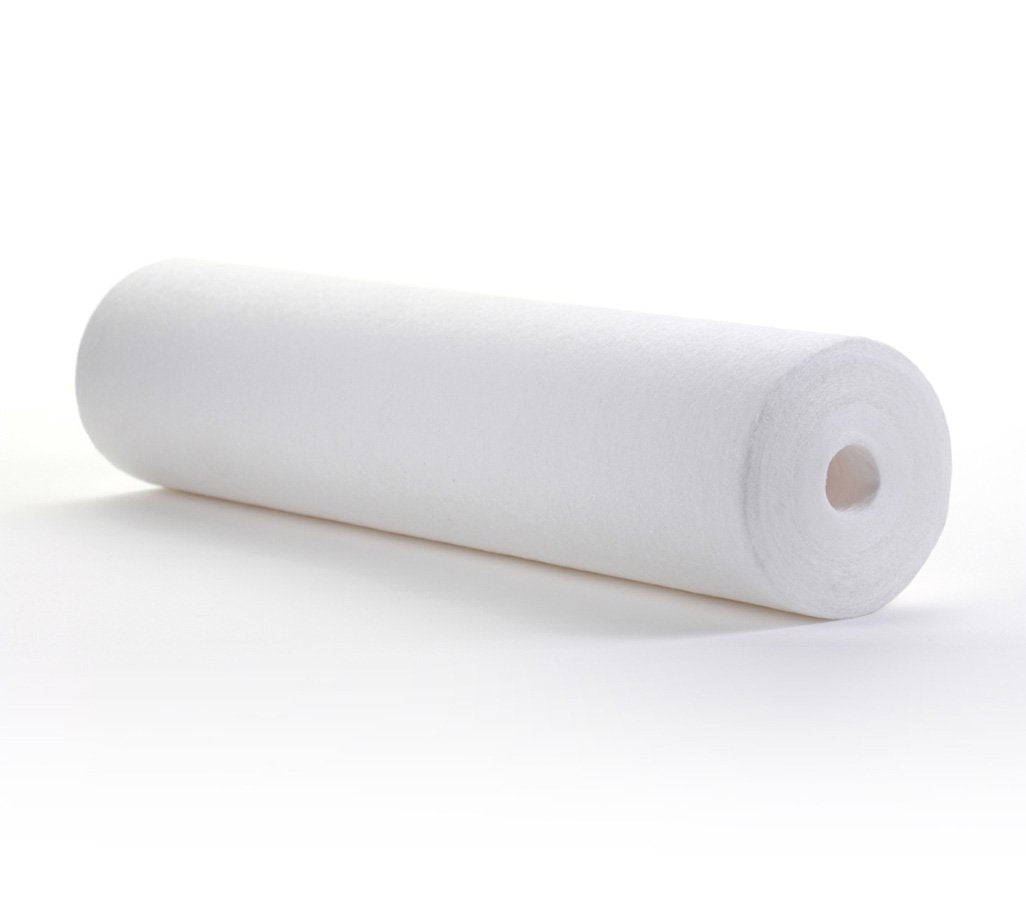 Hydronix SDC-45-2005 polypropylene fiber cartridge; NSF certified and high dirt-holding capacity.