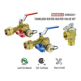 HYDRO MASTER 3/4 IPS connections for broad compatibility with major brands.