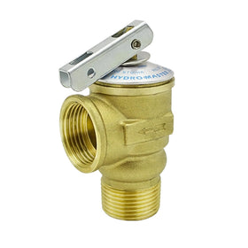 HYDRO MASTER forged lead-free brass construction for durability and leak prevention.