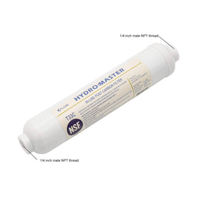 HYDRO MASTER inline filter kit connectors enable quick, tool-free installation