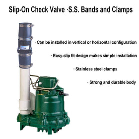 HYDRO MASTER vertical installation example emphasizes best seal and flow.