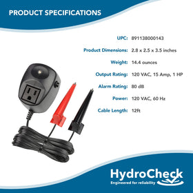 HydroCheck HC6000v2 longevity-tested for over one million cycles.