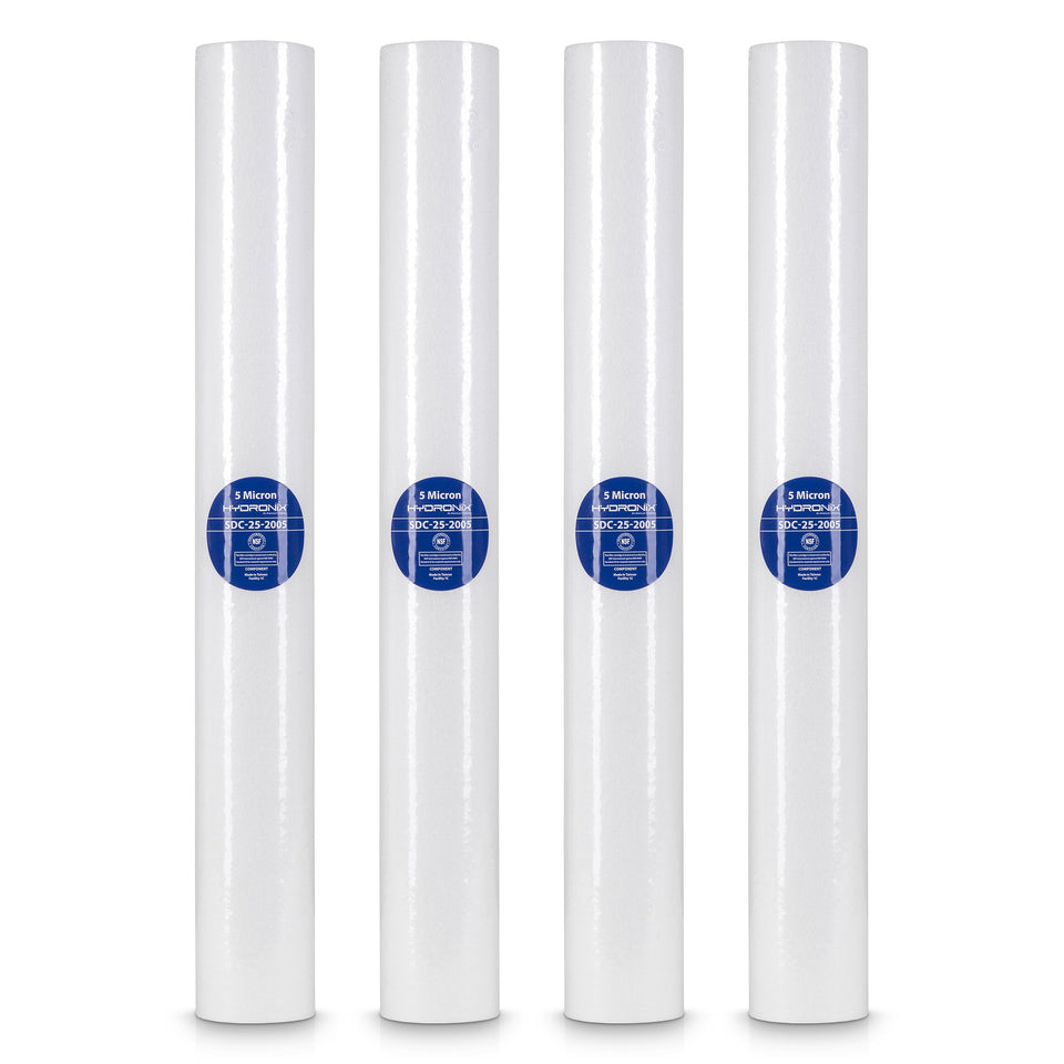 Hydronix SDC-25-2005 sediment filter pack for whole-house filtration.