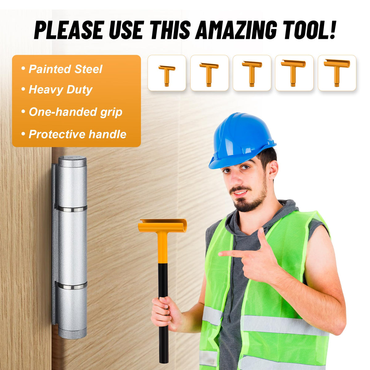 Hyfico fast fix for sagging and misalignment saves time on door adjustments.