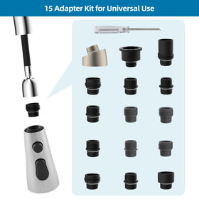 Hygie Rinse three function sprayer modes for versatile tasks.