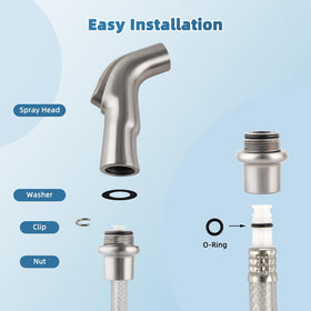 Hygie Rinse compatibility with Delta, Moen, Kohler for easy replacement