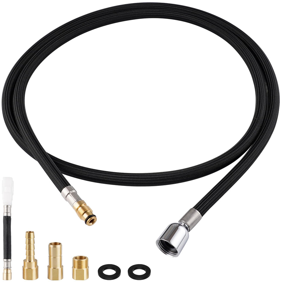 Hygie Rinse K-1219935-BC hose kit, 68in length, for Kohler pull-down faucets
