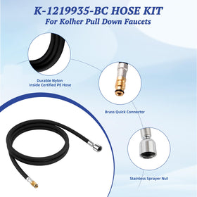 Hygie Rinse nylon-wrapped hose built for long-lasting use
