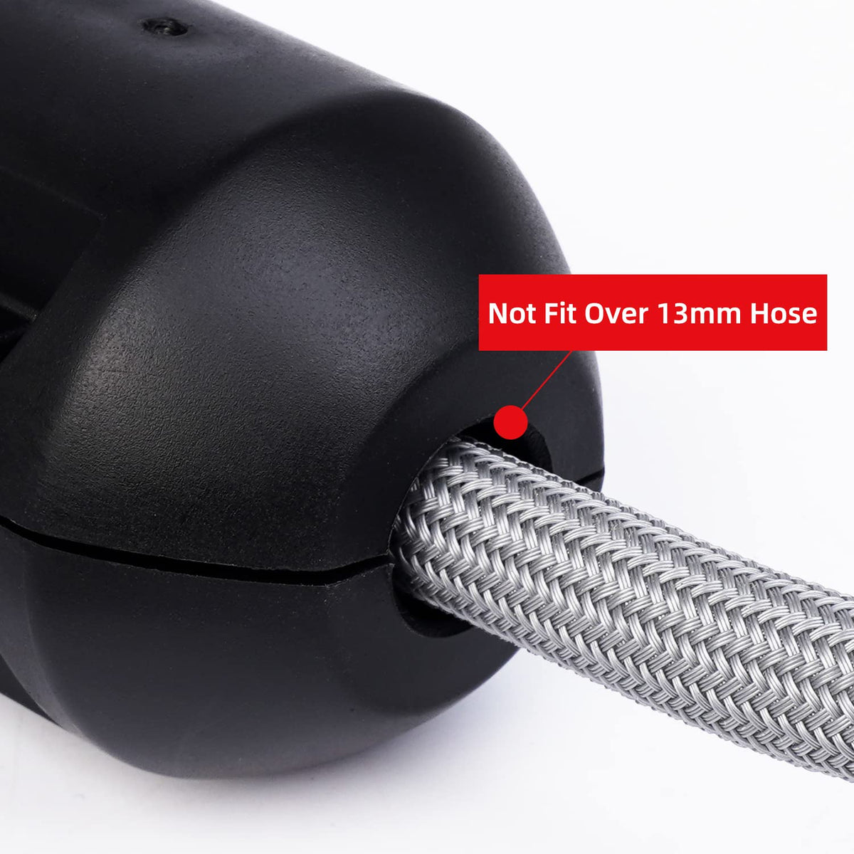 Hygie Rinse sturdy cast iron core resists rust and adds weight
