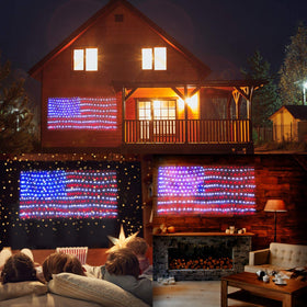 HYH dual power flag light installation for simple outdoor setup