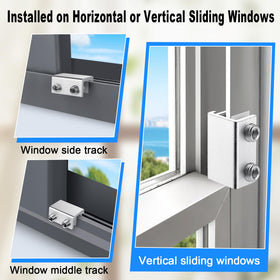 HYIEOU aluminum alloy window locks are sturdy and durable for daily use.