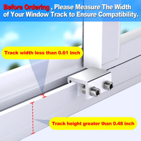HYIEOU aluminum alloy window lock offers sturdy, long-lasting protection