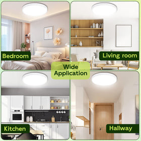 Hykolity 1800lm panel delivers clear visibility with flicker-free performance.