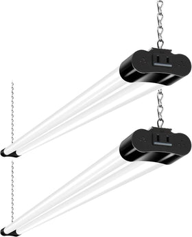 Hykolity 2-pack 4ft LED shop light brightens garages and workshops.