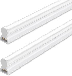 Hykolity 2-pack LED shop light 4ft front view shows bright 6500K illumination