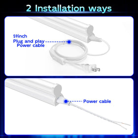 Hykolity 2-pack LED shop light 4ft package includes mounting hardware