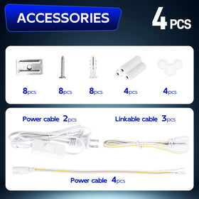 Hykolity 30W LED shop light provides 3500 lumens at 30W for efficient brightness.