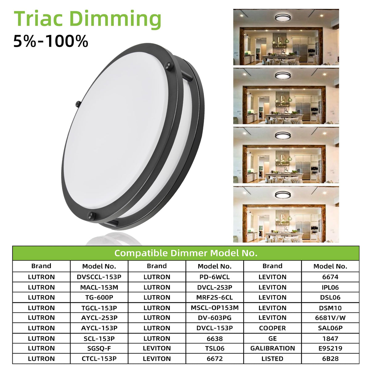 Hykolity 3500K neutral white kitchen lighting