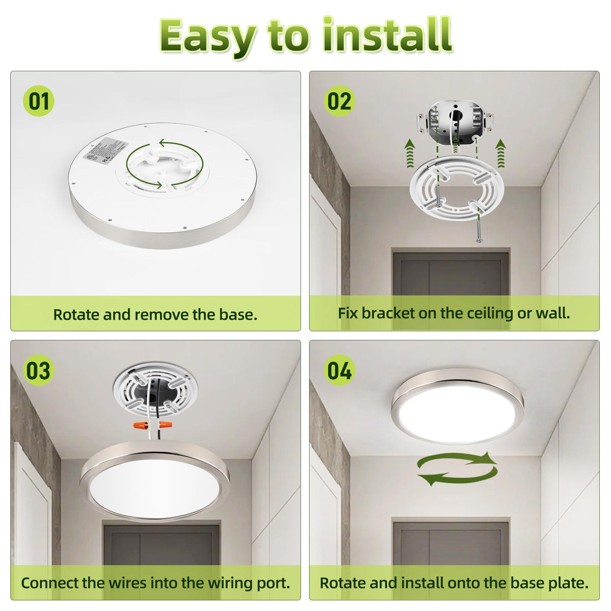 Hykolity fixture with 3CCT switch for on‑fixture color temperature change