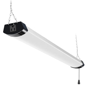 Hykolity 4ft LED shop light delivering 13000 lumens for bright garages.