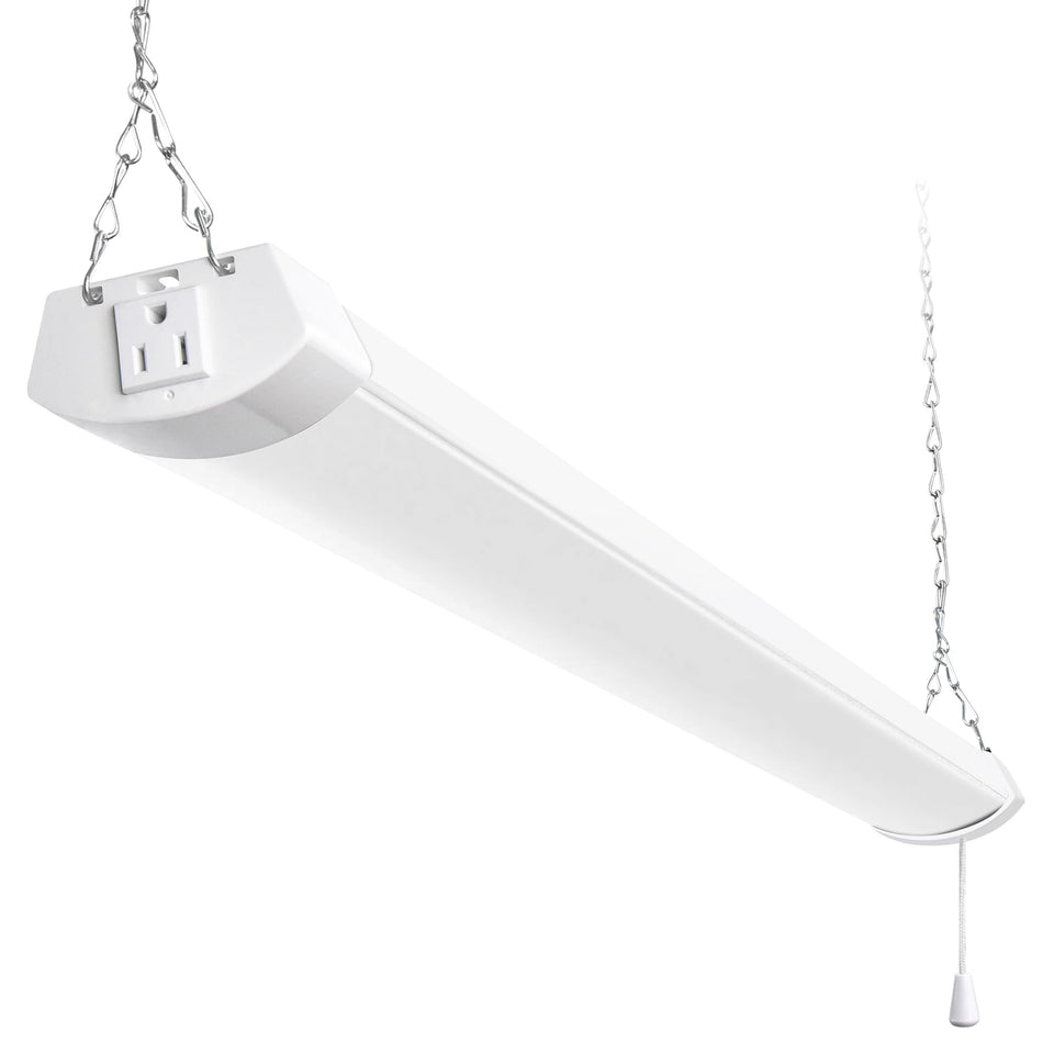 Hykolity 4ft LED shop light brightness enhances garage task visibility