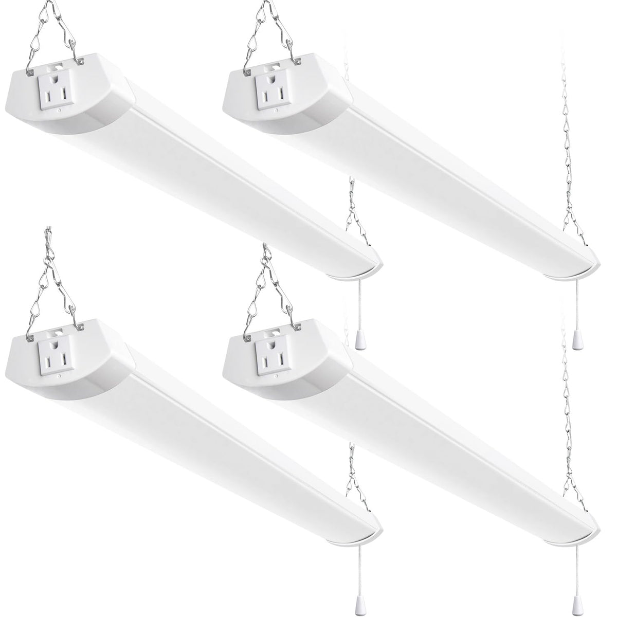 hykolity 4ft led shop light panel assembly brightens a workshop workspace