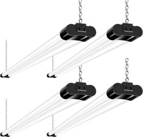hykolity 4ft LED shop light plugged in for quick setup and bright coverage