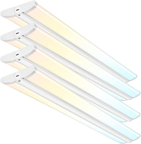 Hykolity 4ft wraparound light close-up shows slim profile for modern interiors.