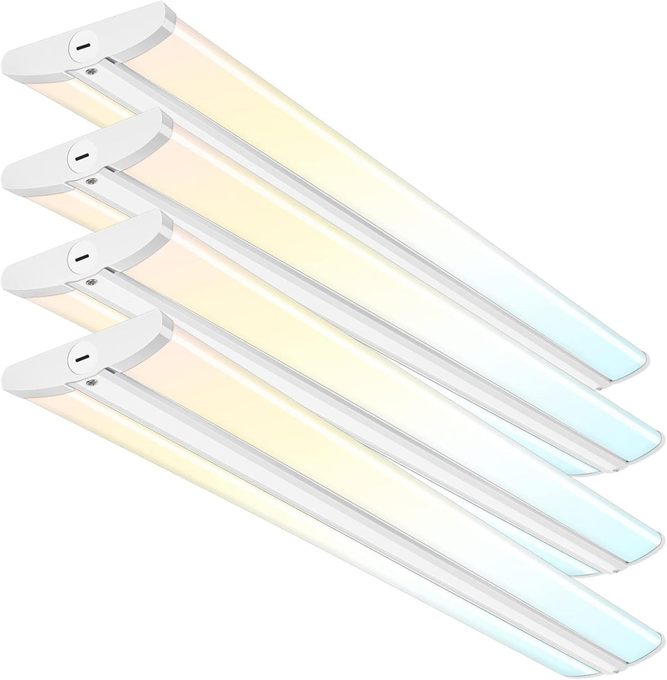 Hykolity 4ft wraparound light close-up shows slim profile for modern interiors.