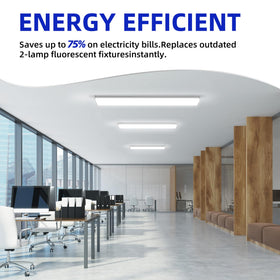 Hykolity wraparound light installed in a kitchen area for clear task lighting