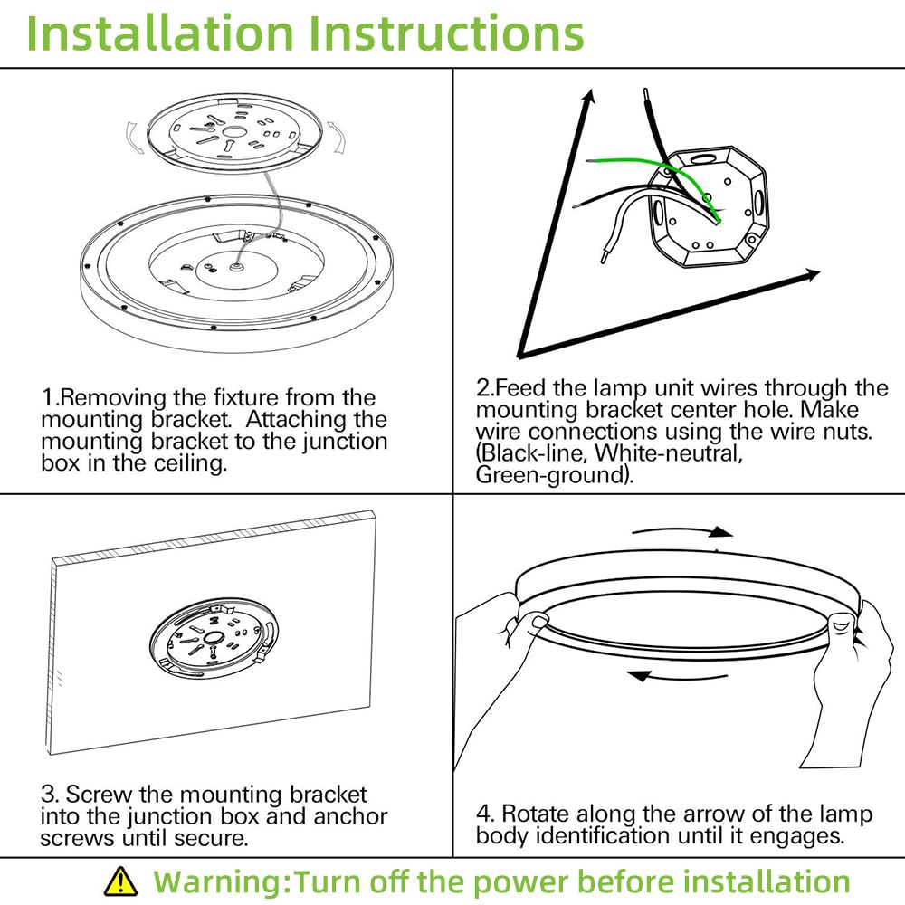 Easy install with slide-lock bracket.