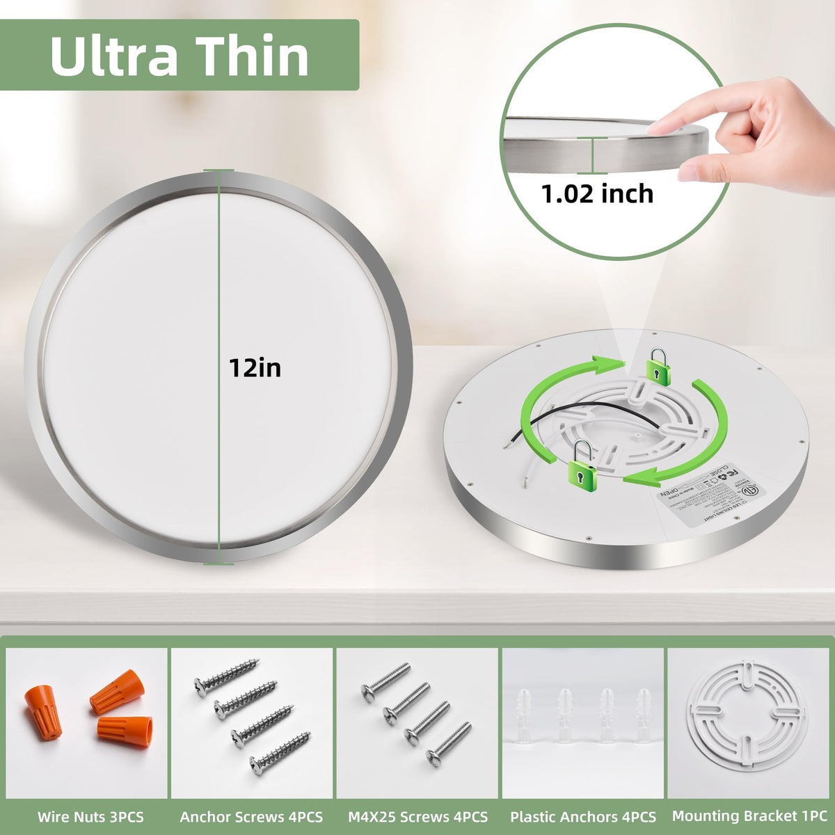 Hykolity embedded LEDs require no bulb replacements