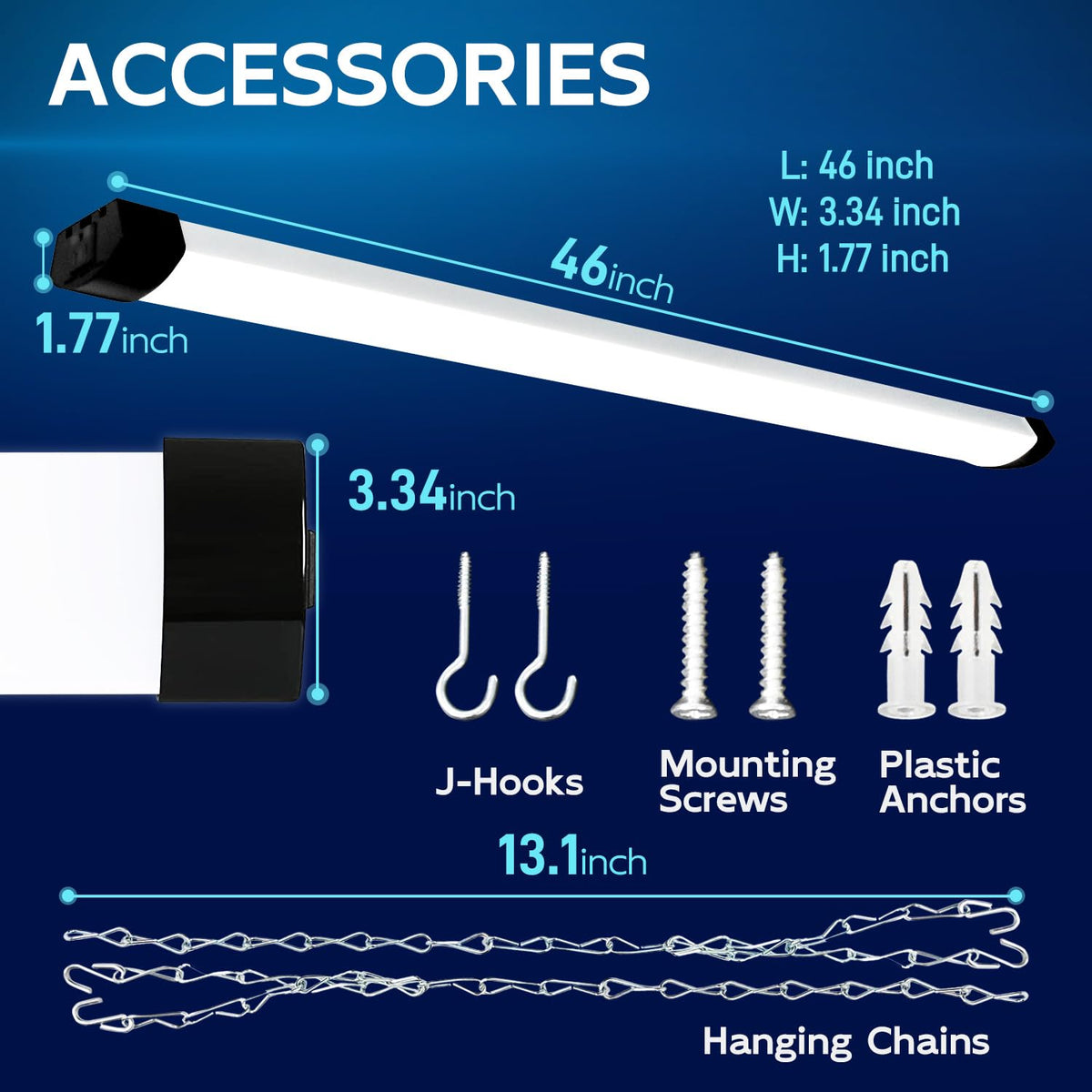Hykolity ETL-certified workshop light emphasizing safety and reliability.